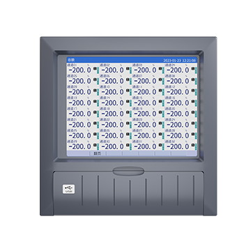 33474蒙特卡罗MIK-R8000D 1-40路 10.4英寸 彩屏 无纸记录仪 USB